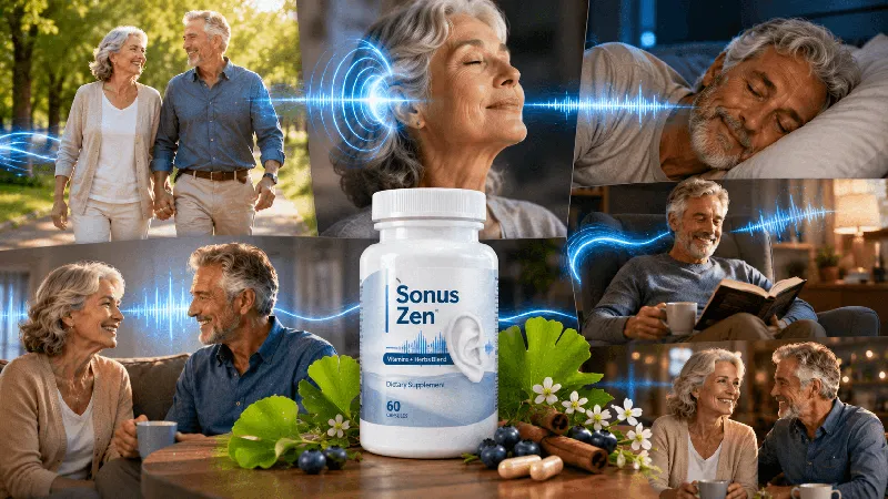 SonusZen benefits for tinnitus hearing clarity sleep and focus